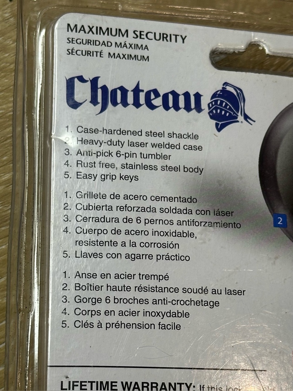 Chateau Disc Lock - Picture 9 of 10